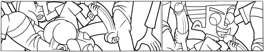 Gil Bots’ Oil Spill&nbsp;lineart