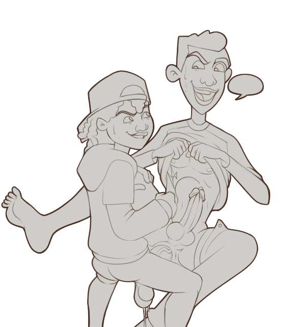 Double Daddy’s Boy&nbsp;lineart