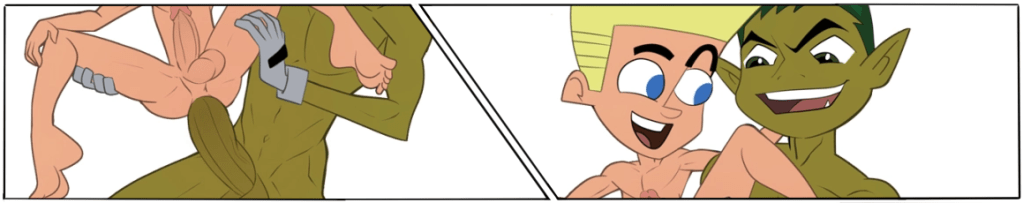 Beast Boy and Johnny&nbsp;Boy