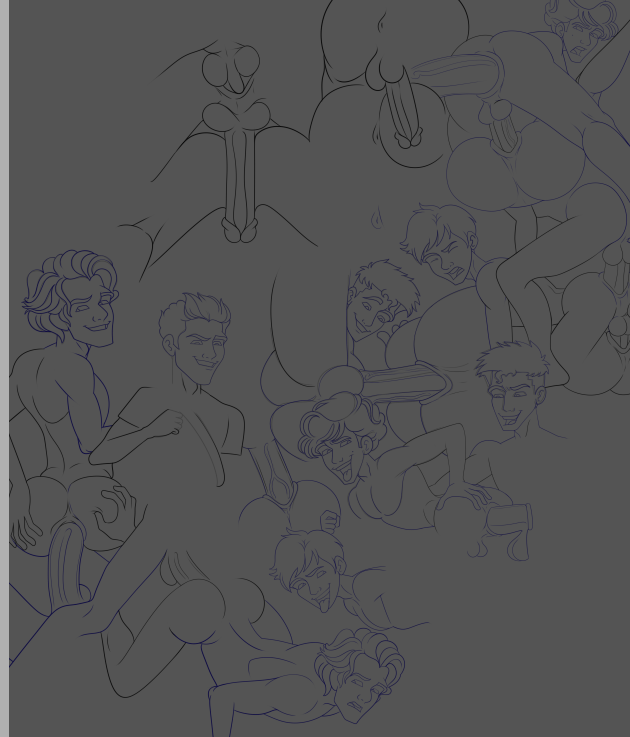 1D Commission wip and&nbsp;sketch