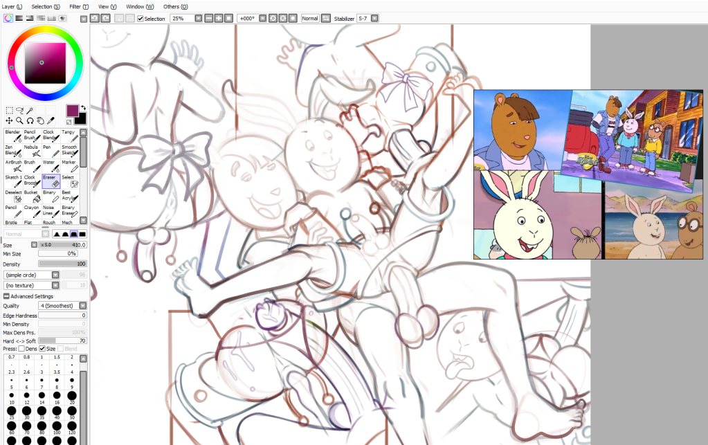 Baxter Day Hole’i’day sketch