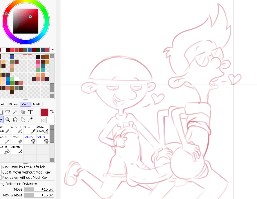 Peapod Kid X Park&nbsp;sketch