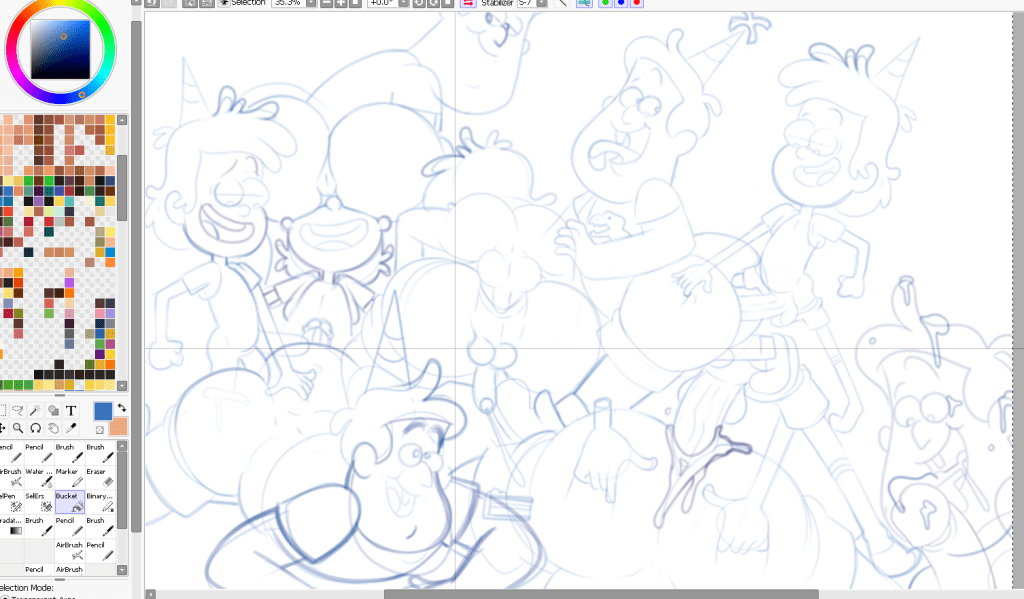 Dip In Soos’ Birthday Cake sketch&nbsp;(updated)