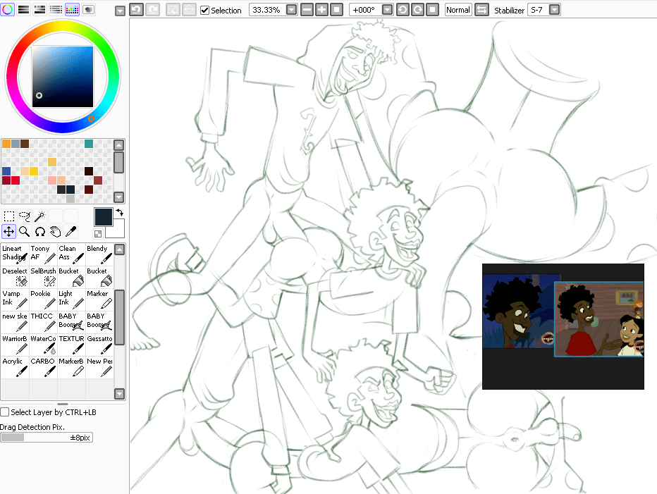 The Proud Family&nbsp;sketch