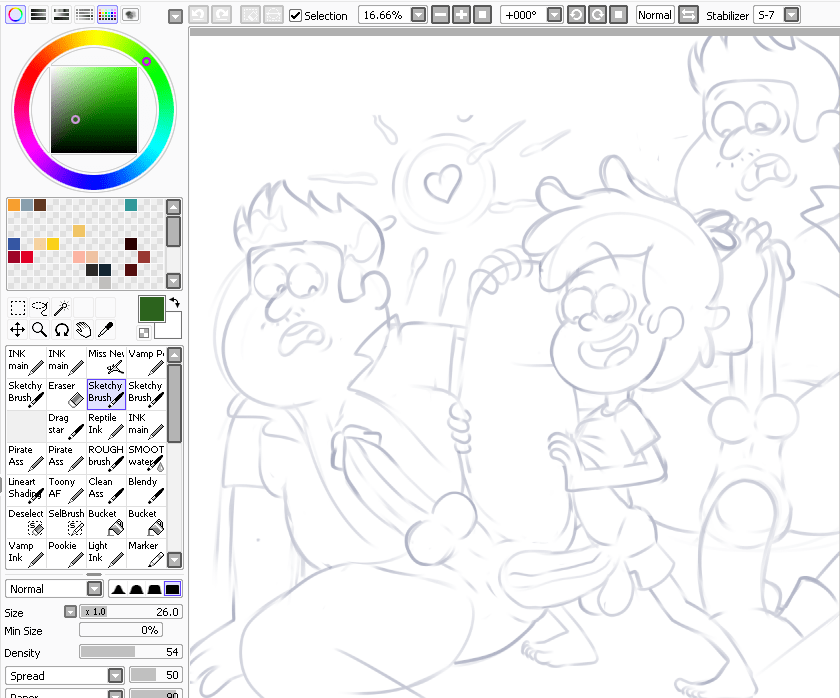 Gravity Falls sketch