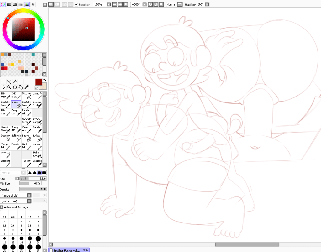 Victor and Valentino&nbsp;sketch