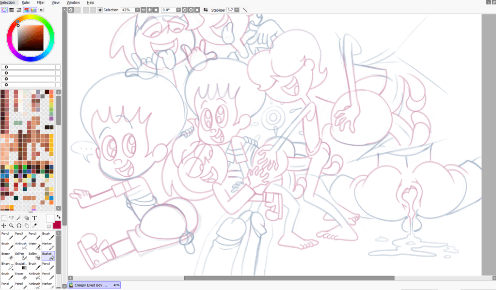 Dexter’s Lab sketch